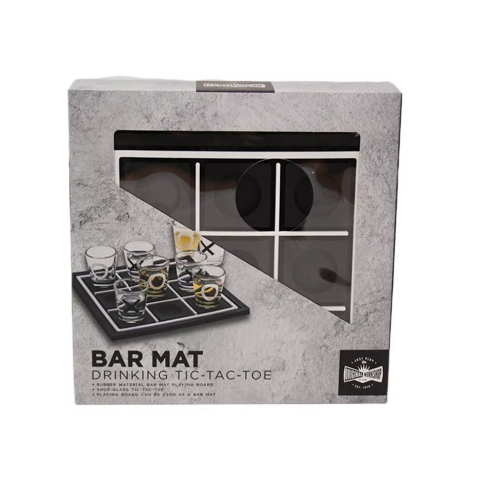 Samsonico Bar Mat Tic-Tac-Toe Game